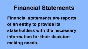 Financial Statements